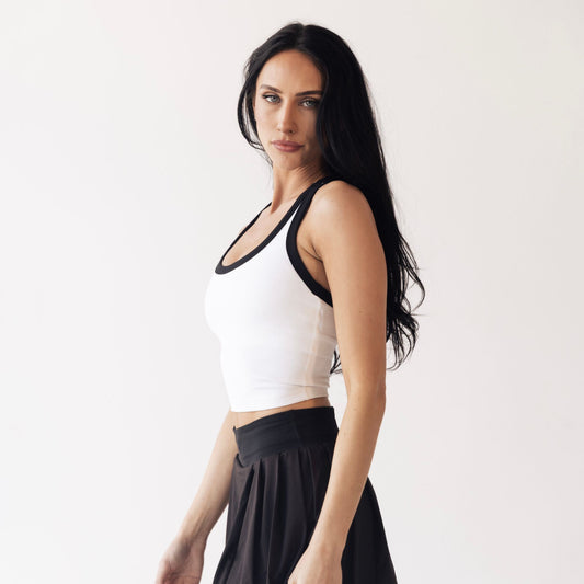 Women’s Everyday Ribbed Top - White