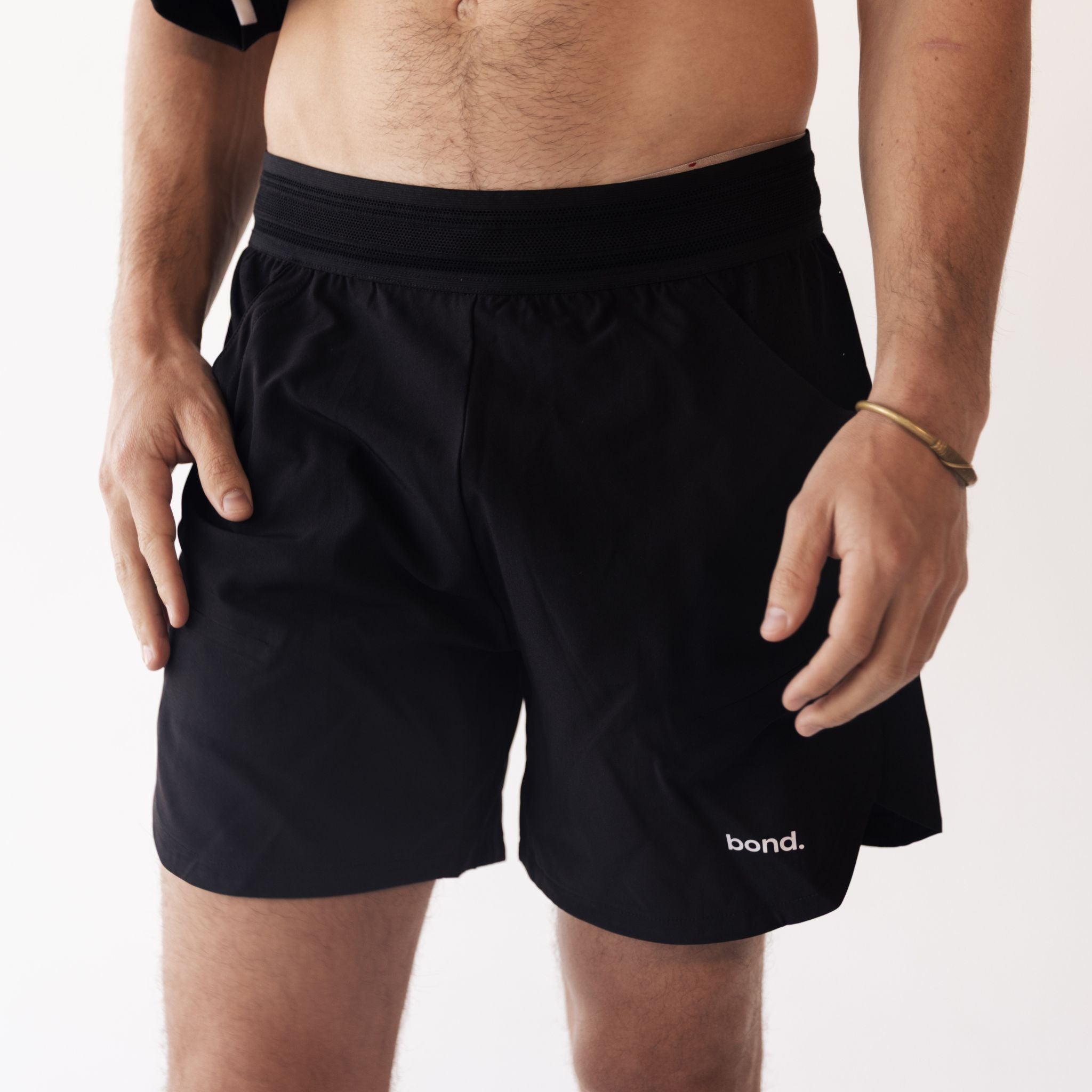 Men's Court Shorts - Black – bond.